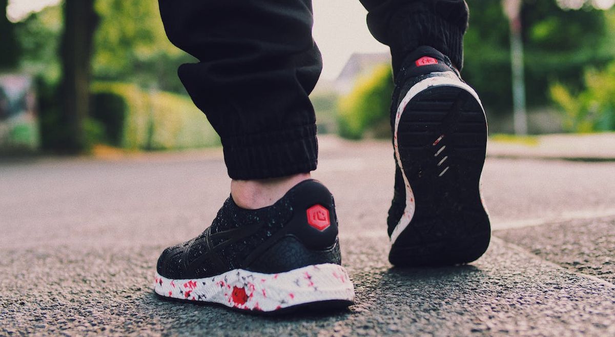 A picture of a person walking